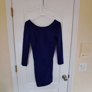 Banana Republic Blue Back zip dress, size 6